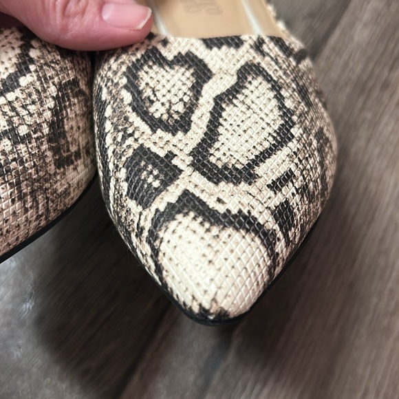 Franco Sarto Hazeline Snakeskin Flats - Picture 13 of 14